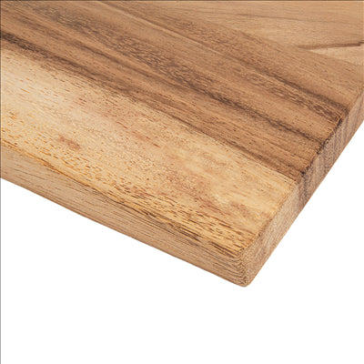 PLANCHE PRÉSENTATION RECTANGULAIRE  38x(26-30)x2 CM NATUREL BOIS (10 UNITÉS)
