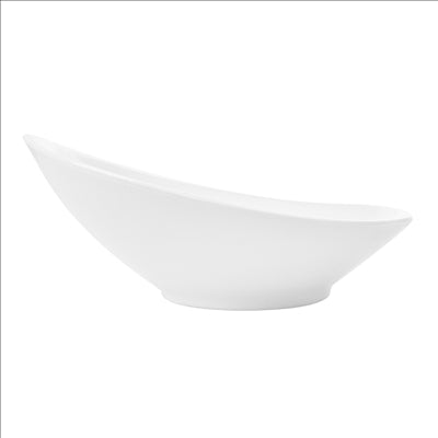 BOLS ALLONGÉS 700 ML 25x21,5x10,5 CM BLANC PORCELAINE (2 UNITÉS)