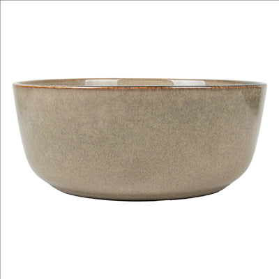 BOL 'AKALA' 680 ML Ø15x6,2 CM BEIGE STONEWARE (6 UNITÉS)