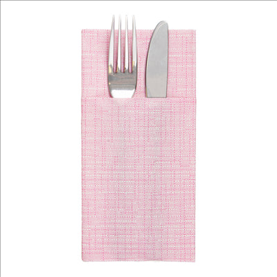 SERVIETTES KANGOUROU 'DRY COTTON' 55 G/M2 40x40 CM FUCHSIA AIRLAID (700 UNITÉS)