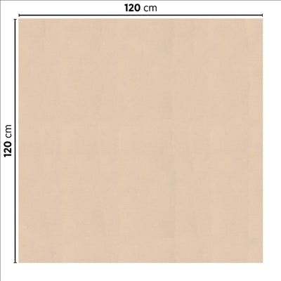 NAPPES PLIAGE M 'LIKE LINEN' 70 G/M2 120x120 CM CREME SPUNLACE (200 UNITÉS)