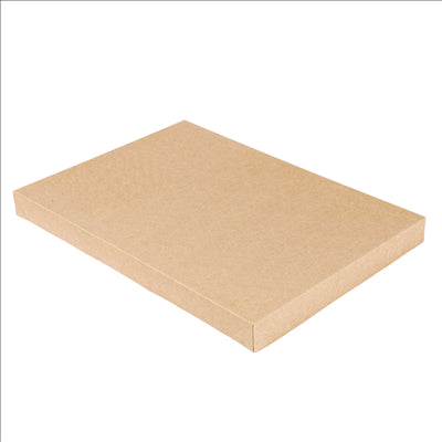 COUVERCLES POUR BOÎTES 253.15  300 G/M2 36,4x25,5x3 CM NATUREL KRAFT (100 UNITÉS)