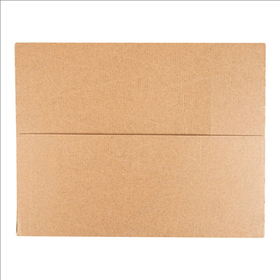 BOÎTES REPAS À EMPORTER 'THEPACK' 5 L 310 G/M2 26x20,5x11,3 CM NATUREL CARTON ONDULÉ NANO-MICRO (150 UNITÉS)