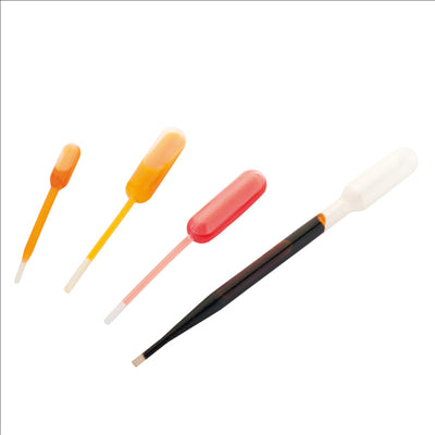 PIPETTES 3 ML 16 CM TRANSPARENT LDPE (1000 UNITÉS)