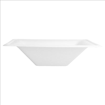 BOLS 'BIONIC' 500 ML 16x16x4 CM BLANC BAGASSE (400 UNITÉS)