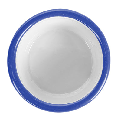 RAMEQUINS 'ENAMELWARE' 120 ML Ø 9x3,5 CM BLANC ACIER ÉMAILLÉ (12 UNITÉS)