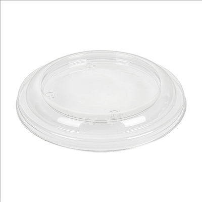 COUVERCLES BAS POUR POTS 260.48/49/50  Ø 10,2x1,3 CM TRANSPARENT RPET (900 UNITÉS)