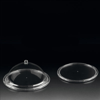 COUPOLE RONDE  Ø 30,5x15 CM TRANSPARENT POLYCARBONATE (1 UNITÉ)