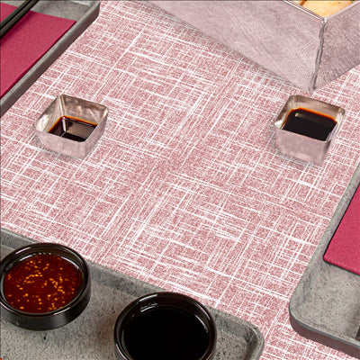 SETS DE TABLE 'SPUNBOND' 60 G/M2 30x40 CM BORDEAUX PP (800 UNITÉS)