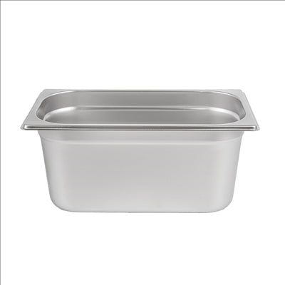 BAC GASTRONOME 1/3 4,9 L 32,5x17,5x15 CM ARGENTE INOX (1 UNITÉ)