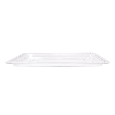 COUVERCLE POUR RÉFERÉNCES 164.44/45  45,7x30,5x3,2 CM TRANSPARENT POLYCARBONATE (1 UNITÉ)