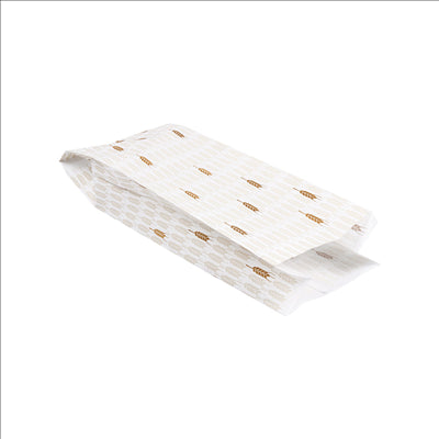 SACHETS BOULANGERIE 'CERES' 33 G/M2 14+9x46 CM BLANC CELLULOSE (500 UNITÉS)