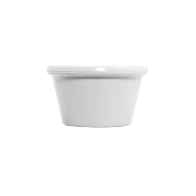 POTS 'ASAMI WARE' 45 ML Ø 6x3,6 CM BLANC MÉLAMINE (12 UNITÉS)