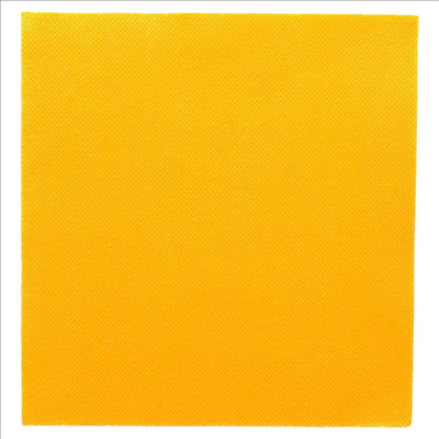 SERVIETTES ECOLABEL 'DOUBLE POINT' 18 G/M2 33x33 CM JAUNE SOLEIL OUATE (1200 UNITÉS)