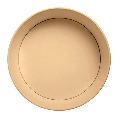 POTS SALADIERS 950 ML 300 + 18 PE G/M2 Ø 18,7/16,5x5,4 CM NATUREL KRAFT (300 UNITÉS)