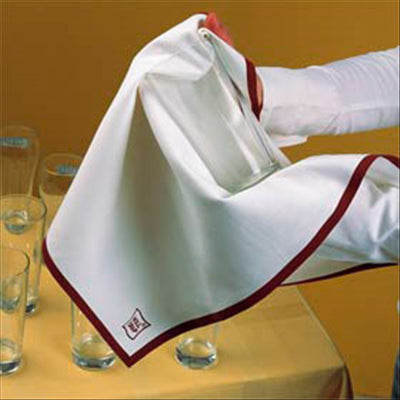 10 U. TORCHONS DE CUISINE 'ROLL-DRAP'  40x64 CM ROUGE COTON (1 UNITÉ)