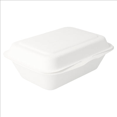 COQUILLES 'BIONIC' 600 ML 13,6x18,2x6,4 CM BLANC BAGASSE (1000 UNITÉS)