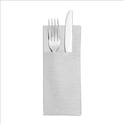 SERVIETTES "CANGURITO" 'LIKE LINEN' 70 G/M2 33x40 CM GRIS SPUNLACE (700 UNITÉS)