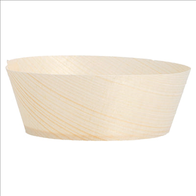 POTS EN FEUILLE DE PEUPLIER  Ø 7x2,5 CM NATUREL BOIS (100 UNITÉS)