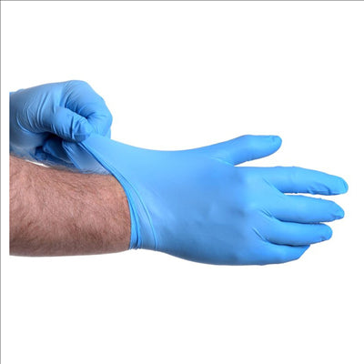 GANTS  SIZE: M BLEU NITRILE (100 UNITÉS)