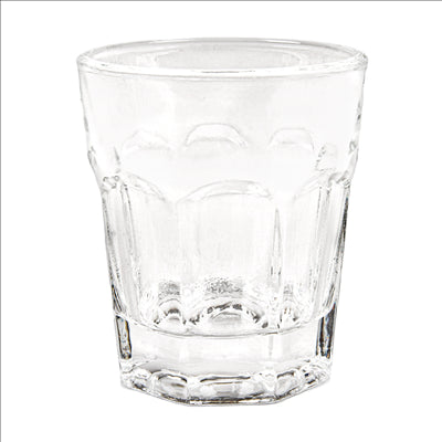 MINI VERRES EMPILABLES 'WAKI GLASS' 50 ML 1,7 OZ Ø4,5x5,5 CM TRANSPARENT VERRE (72 UNITÉS)