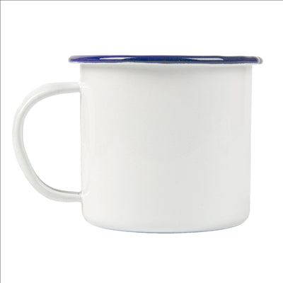 TASSES 'ENAMELWARE' 250 ML Ø 7x7 CM BLANC ACIER ÉMAILLÉ (6 UNITÉS)