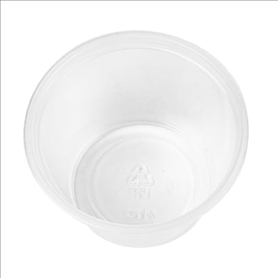 PETITS POTS MICRO-ONDABLES 120 ML Ø7,4x4,6 CM TRANSPARENT PP (2500 UNITÉS)
