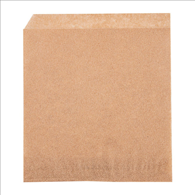 PAPIER INGRAISSABLES OUVERT 2 CÔTÉS FAST FOOD  34 G/M2 13x14 CM NATUREL PARCH.INGRAISSABLE (1000 UNITÉS)