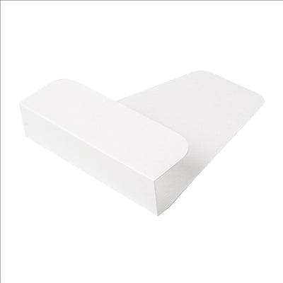 ATTRAPE PIZZA 'THEPACK' 230 G/M2 12x15,4x2,7 CM BLANC CARTON ONDULÉ NANO-MICRO (1600 UNITÉS)