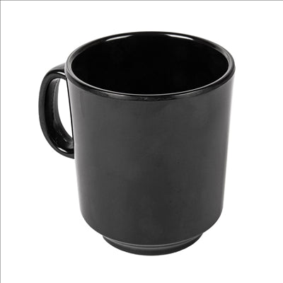 TASSES À CAFÉ 'ASAMI WARE' 240 ML Ø 8x9 CM NOIR MÉLAMINE (12 UNITÉS)