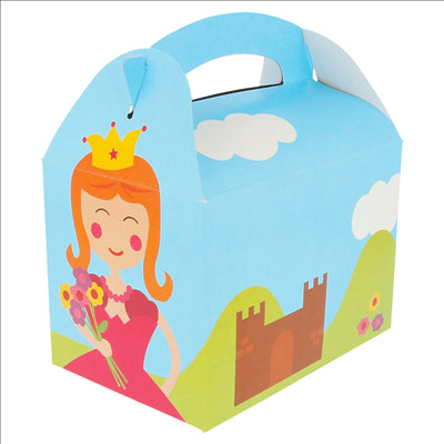 BOÎTES MENU ENFANT "CHÂTEAU"  320 G/M2 15,50x10,50x17,50 CM QUADRICHROMIE CARTON (300 UNITÉS)