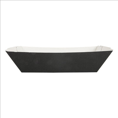 BARQUETTES 'THEPACK' 2400 G 230 G/M2 17x9,7x6,3 CM NOIR CARTON ONDULÉ NANO-MICRO (600 UNITÉS)