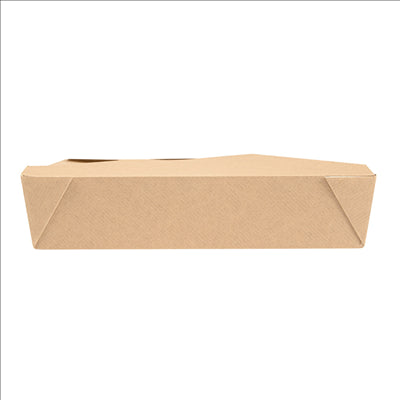 BOÎTES AMÉRICAINES MICRO-ONDABLES 'THEPACK' 1470 ML 220 + 12PP G/M2 19,6x14x4,5 CM NATUREL CARTON ONDULÉ NANO-MICRO (300 UNITÉS)