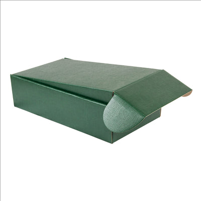 30 U. COFFRETS 2 BOUTEILLES  34x18,5x9 CM VERT CARTON (1 UNITÉ)