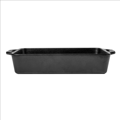 PETITS PLATEAUX AVEC ANSES 'ASAMI WARE' 250 ML 16,5x11x3,5 CM NOIR MÉLAMINE (12 UNITÉS)