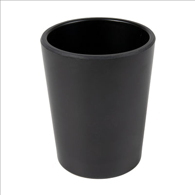 GOBELETS 'ASAMI WARE' 240 ML Ø 7,5x9,2 CM NOIR MÉLAMINE (6 UNITÉS)