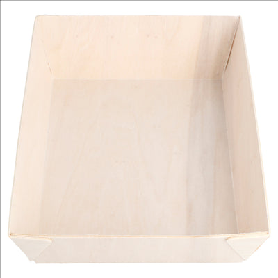 PLATEAU REPAS 700 ML 18x13x4 CM NATUREL BOIS (100 UNITÉS)