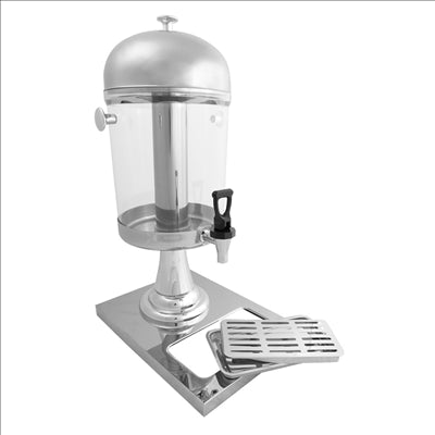 DISTRIBUTEUR DE JUS 8 L 35x26x58,5 CM ARGENTE INOX (1 UNITÉ)