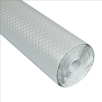 NAPPE EN ROULEAU  48 G/M2 1,20x25 M ARGENTE CELLULOSE (4 UNITÉS)