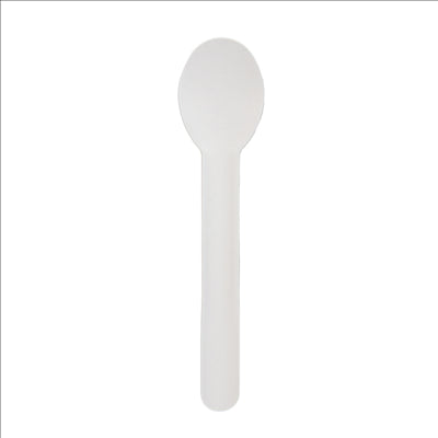 CUILLÈRES 'PAPER CUTLERY' 960 G/M2 15,8 CM BLANC PAPIER (50 UNITÉS)