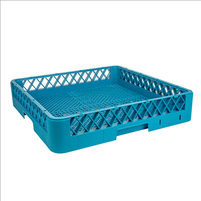 CASIER DE LAVAGE POUR COUVERTS  50x50x10 CM BLEU PP (1 UNITÉ)