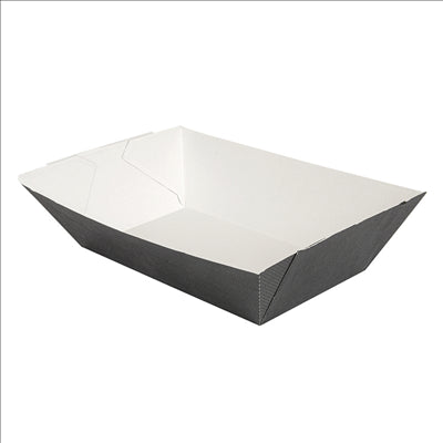 BARQUETTES 'THEPACK' 2400 G 230 G/M2 17x9,7x6,3 CM NOIR CARTON ONDULÉ NANO-MICRO (600 UNITÉS)