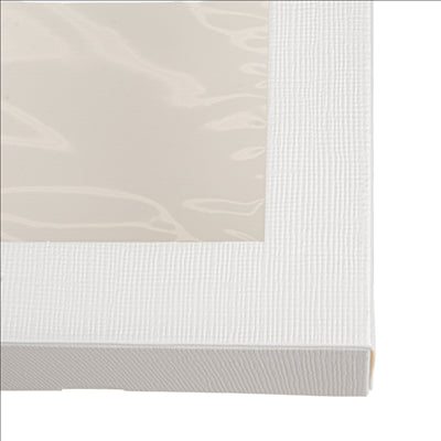 BOÎTES PATISSERIES AVEC FENÊTRE 'THEPACK' 250 G/M2 + OPP 18x18x7,5 CM BLANC CARTON ONDULÉ NANO-MICRO (200 UNITÉS)