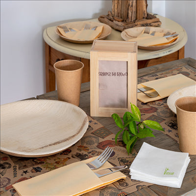 SETS DE TABLE OFFSET 'VINTAGE' 70 G/M2 30x42 CM QUADRICHROMIE KRAFT (2000 UNITÉS)