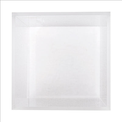 PORTE PAILLES  12,5x12,5x10 CM TRANSPARENT METACRYLATE (12 UNITÉS)