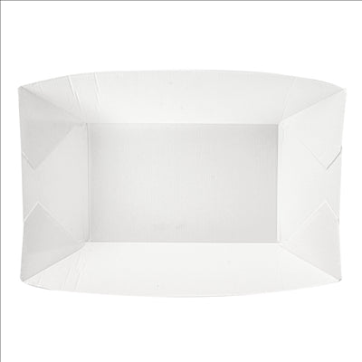 BARQUETTES 'THEPACK' 1440 G 230 G/M2 13,5x8,5x6,2 CM BLANC CARTON ONDULÉ NANO-MICRO (600 UNITÉS)