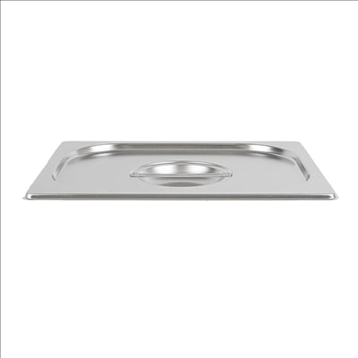 COUVERCLE 1/2 POUR RÉFÉRENCE 181.67/68  32,3x26,5 CM ARGENTE INOX (1 UNITÉ)