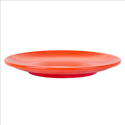 ASSIETTES 'ASAMI WARE'  Ø 23 CM ROUGE MÉLAMINE (12 UNITÉS)