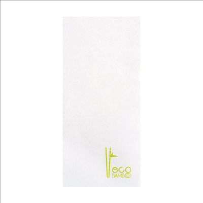 SERVIETTES P.1/8 SLIM 'ECO-BAMBOO' 70 G/M2 33x40 CM BLANC BAMBOU (700 UNITÉS)