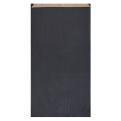 ENVELOPPE CADEAUX COULEUR UNIE  60 G/M2 19+8x35 CM NOIR KRAFT VERGÉ (250 UNITÉS)